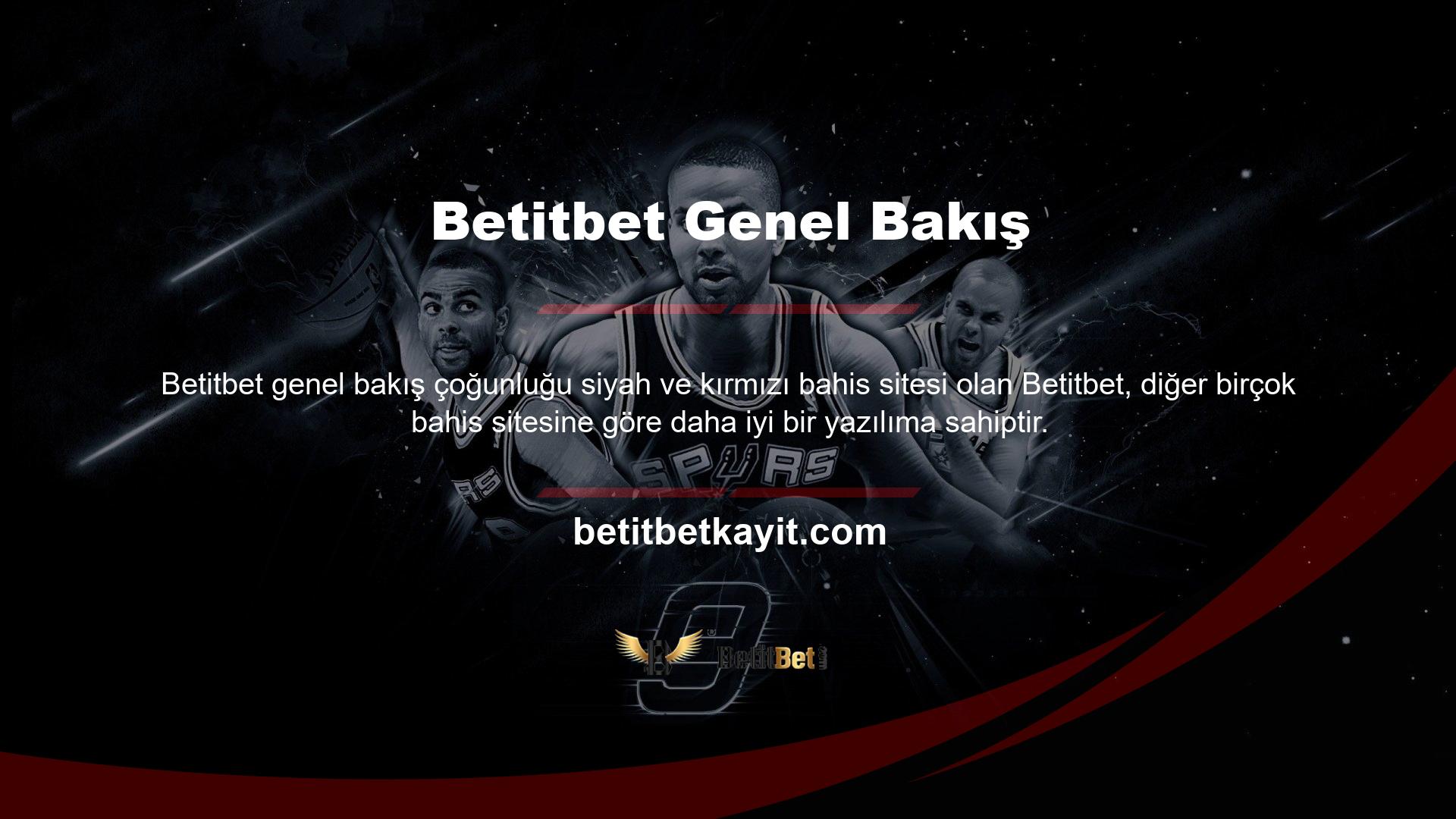 Kullanıcı dostu ve güvenli bir bahis sitesi olan Betitbet ile ilgili tüm bilgilere web sitemizden ulaşabilirsiniz