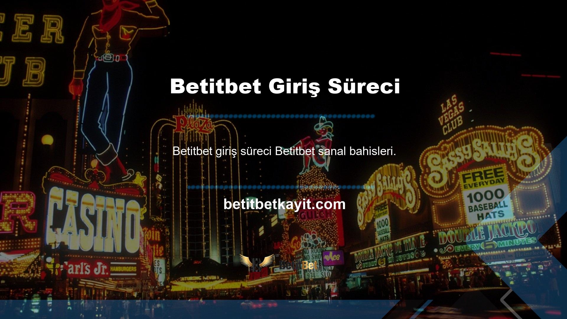 Betitbet mevcut giriş sürecini tekrarladı