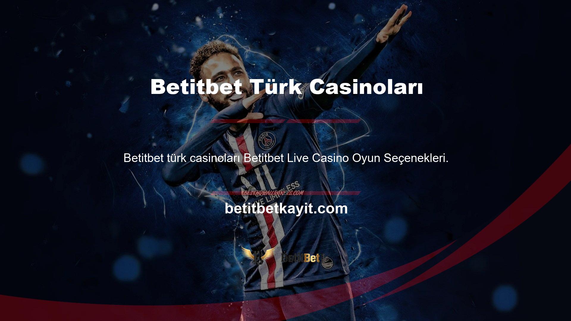 Türk Live Casino alternatifleri de oyunlarında yeni seçenekler sunar